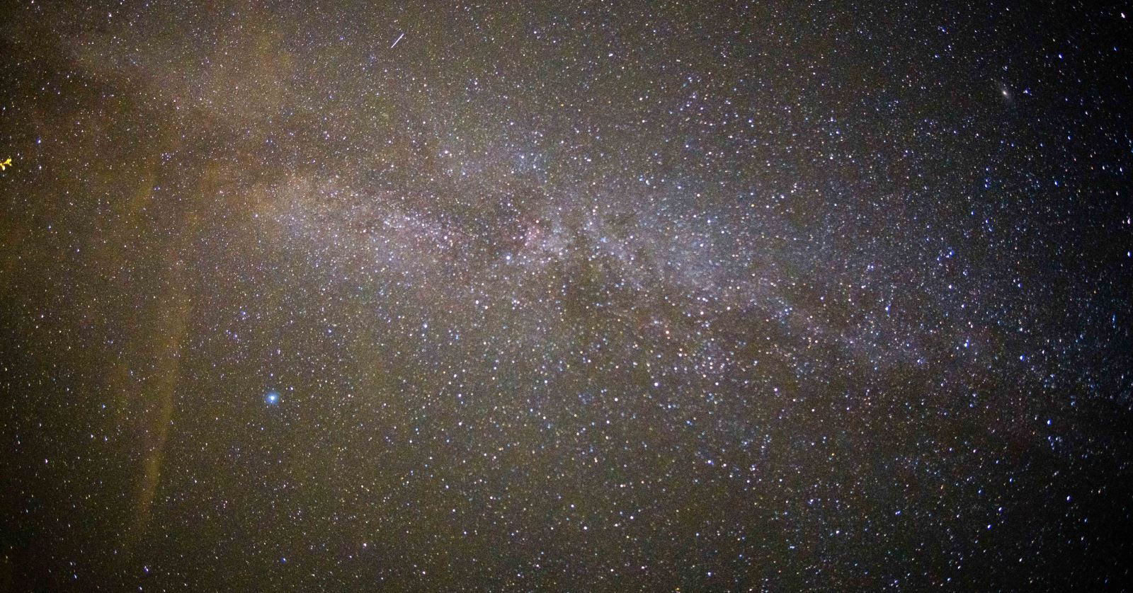 the milky way as seen from Grassholme Observatory in the Durham Dales